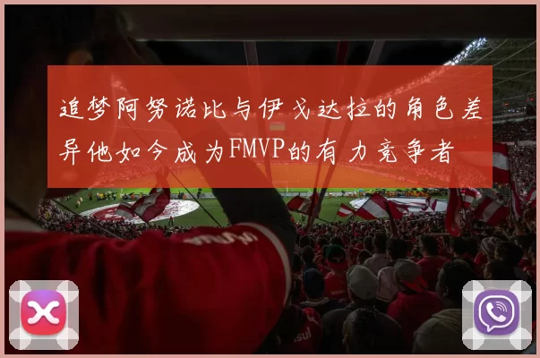 追梦阿努诺比与伊戈达拉的角色差异他如今成为FMVP的有力竞争者